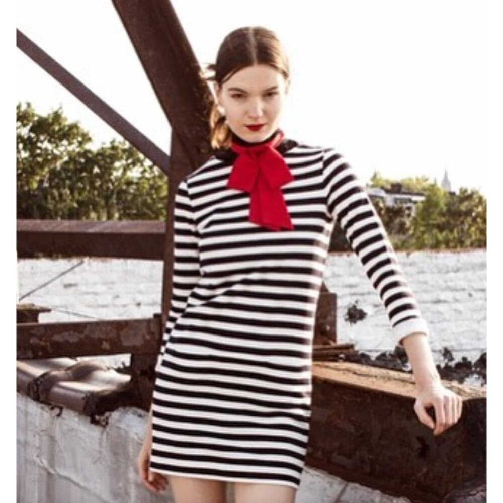 Le Cou Anika Bow, Tie, Cravat, Preppy, Parisan Red, Uniform